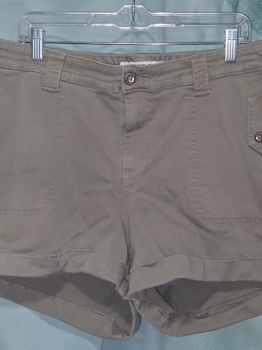 torrid First At Fit Tan Khaki Cargo Shorts Size 24(3xL)